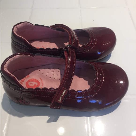 Garvalin (made in Spain) girls shoes rich red - Picture 2 of 9